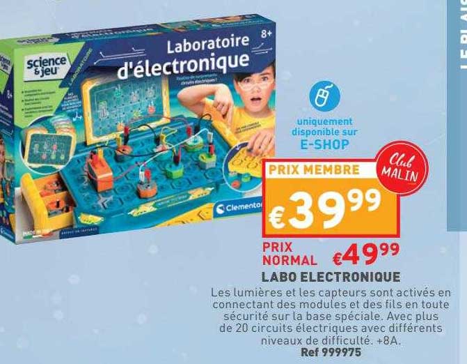Labo électronique Science & Jeu