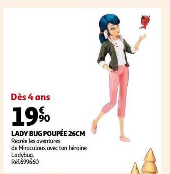 lady bug poupée 26 cm