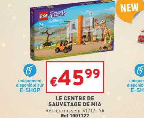 le centre de sauvetage de mia lego friends