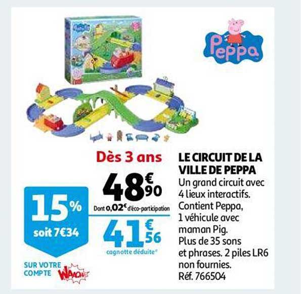 le circuit de la ville de peppa