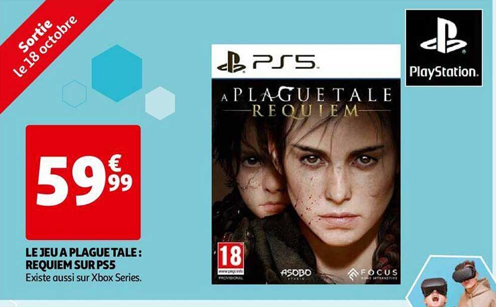 le jeu à plaguetale : requiem sur ps5