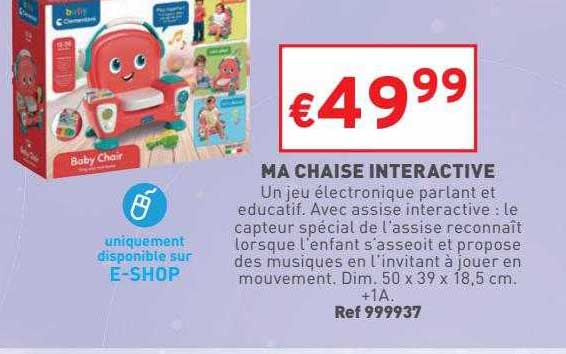ma chaise interactive