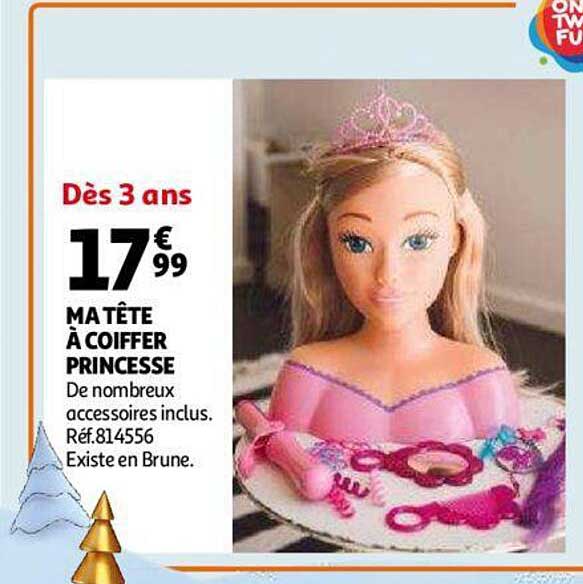 ma tête à coiffer princesse one two fun