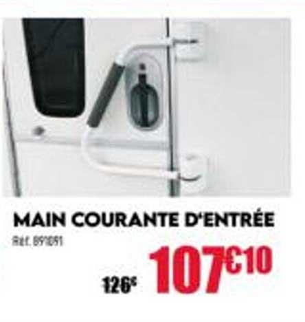 main courante d'entrée