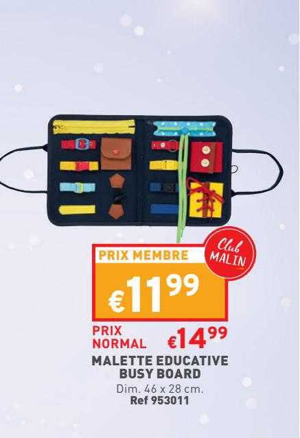 malette éducative busy board