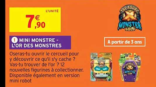 mini monstre - l'or des monstres