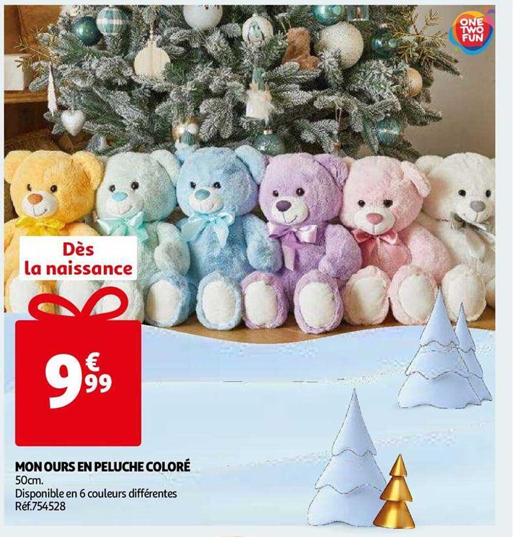 mon ours en peluche coloré