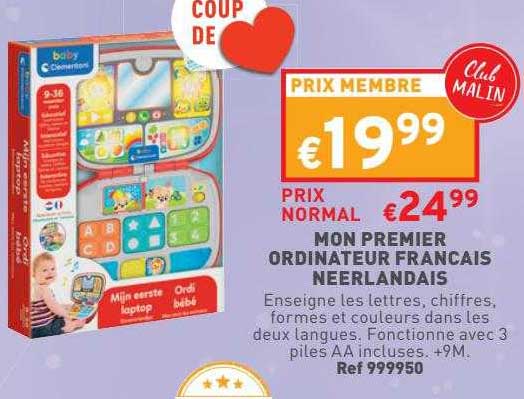 mon premier ordinateur français neerlandais