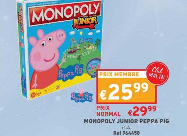 monopoly junior peppa pig