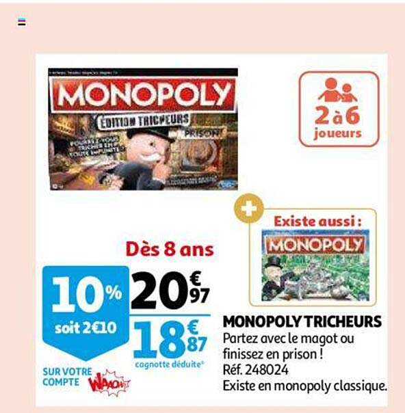 monopoly tricheurs