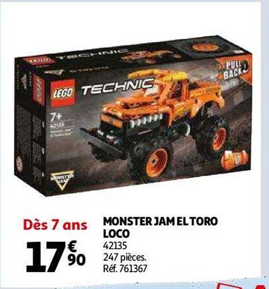 monster jam el toro loco lego technic