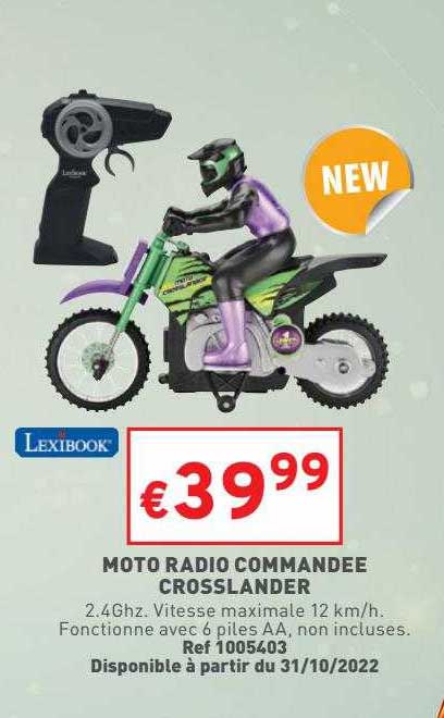 moto radio commandée crosslander