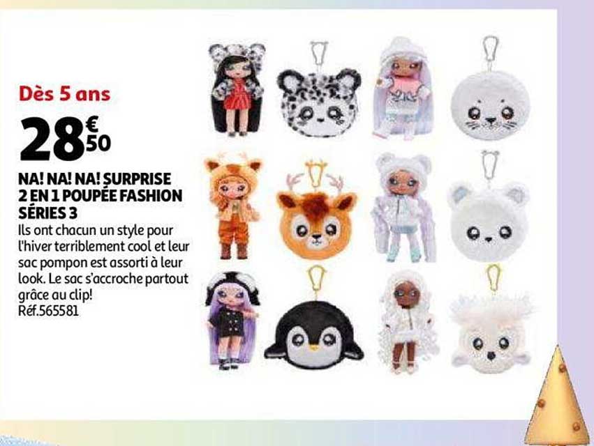 na! na! na! surprise 2 en 1 poupée fashion séries 3