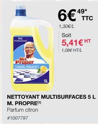 nettoyant multi surfaces 5l m. propre