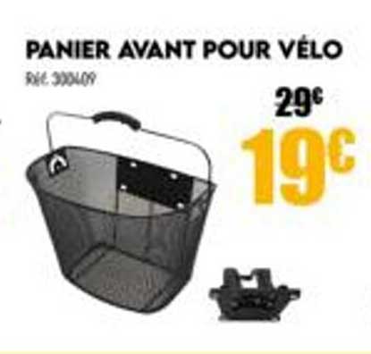 panier avant pour vélo