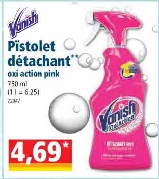 Pistolet Détachant Oxi Action Pink Vanish