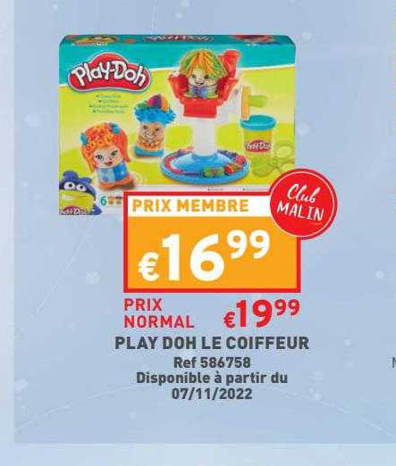 play doh le coiffeur