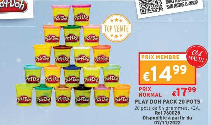 play doh pack 20 pots