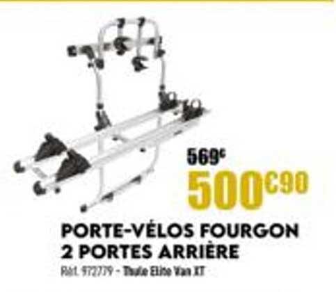 porte-vélos fourgon 2 portes arrière