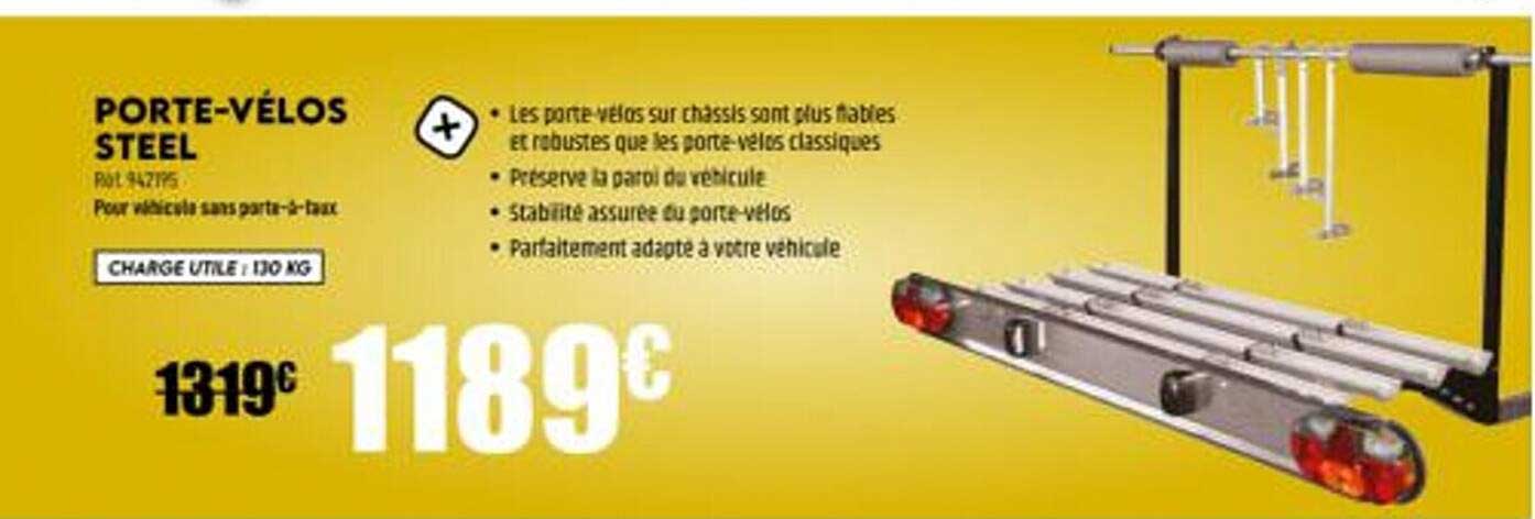 porte-vélos steel