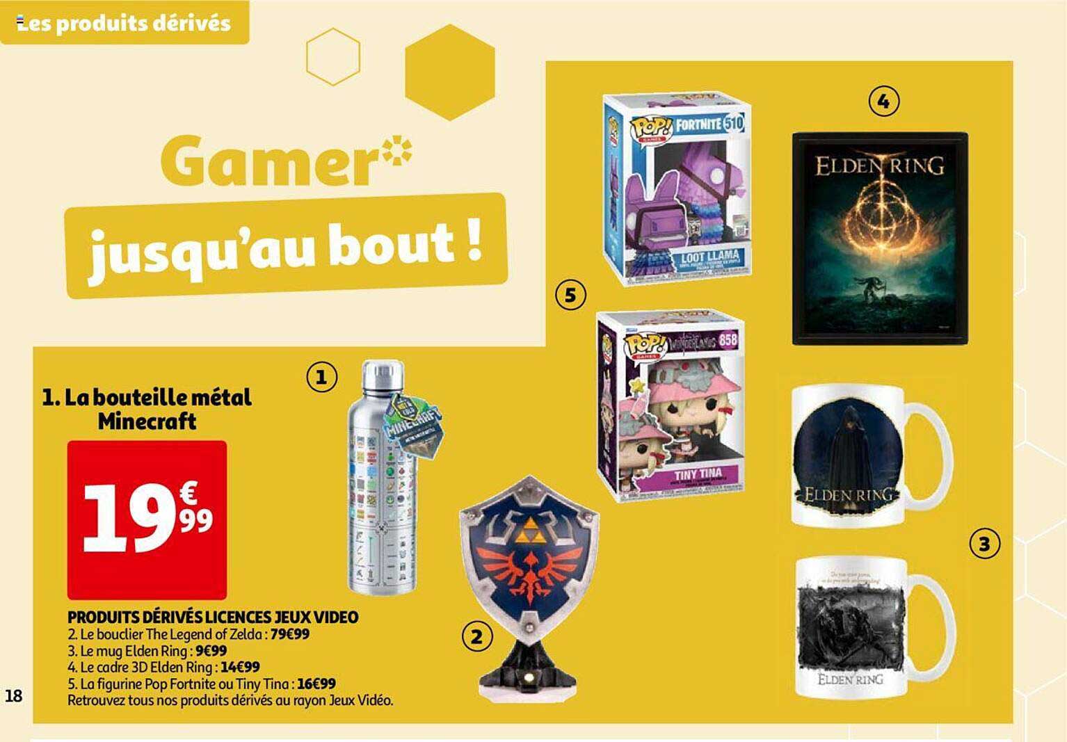produits dérivés licences jeux video