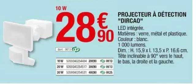 projecteur à détection "dircao"