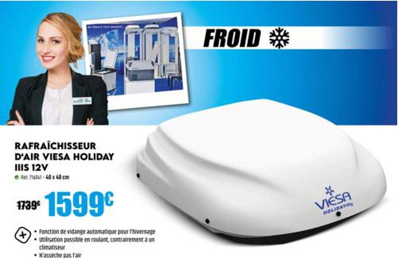 rafraîchisseur d'air viesa holiday IIIs 12v