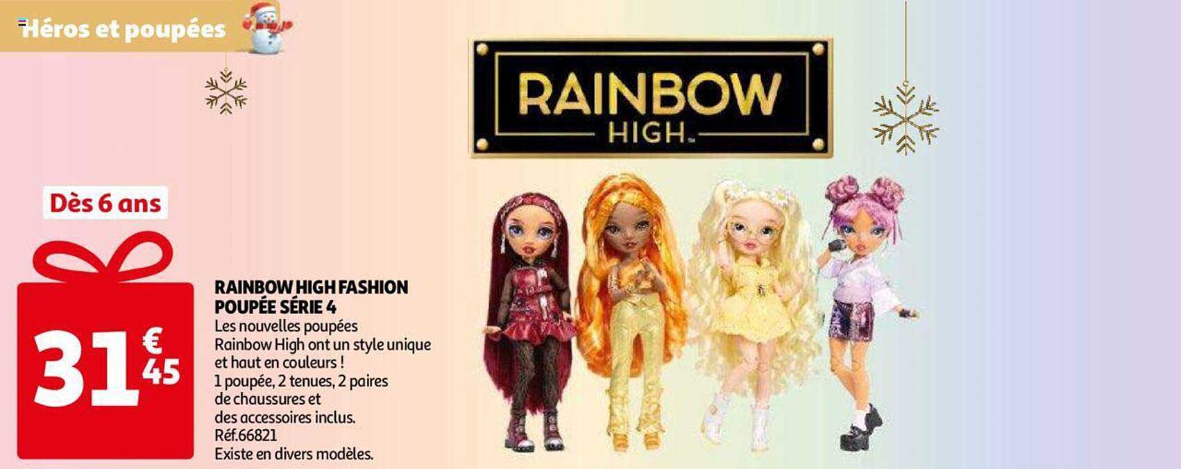 rainbow high fashion poupée série 4