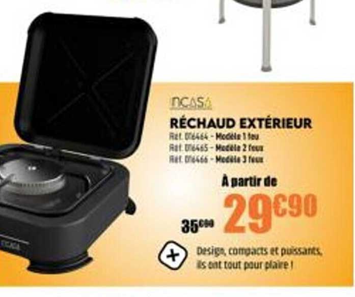 réchaud extérieur incasa