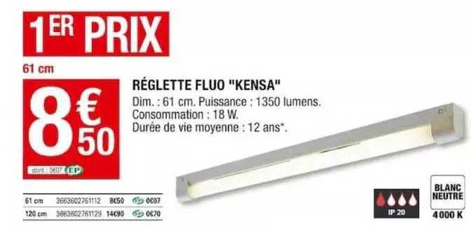 réglette fluo "kensa"