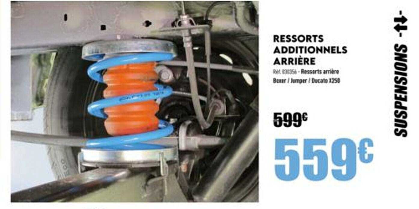 ressorts additionnels arrière