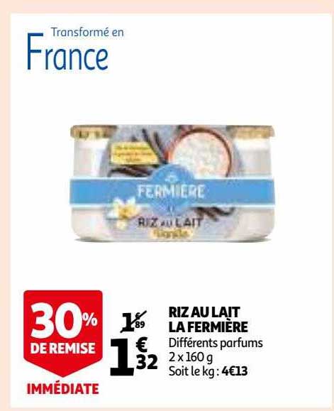 Riz Au Lait La Fermière
