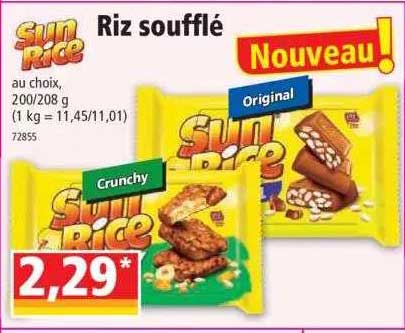 riz soufflé sun rice