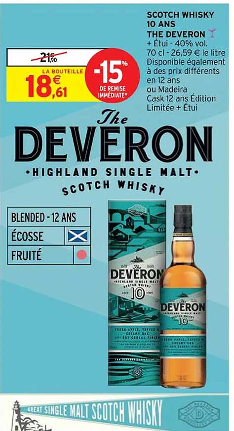 scotch whisky 10 ans the deveron