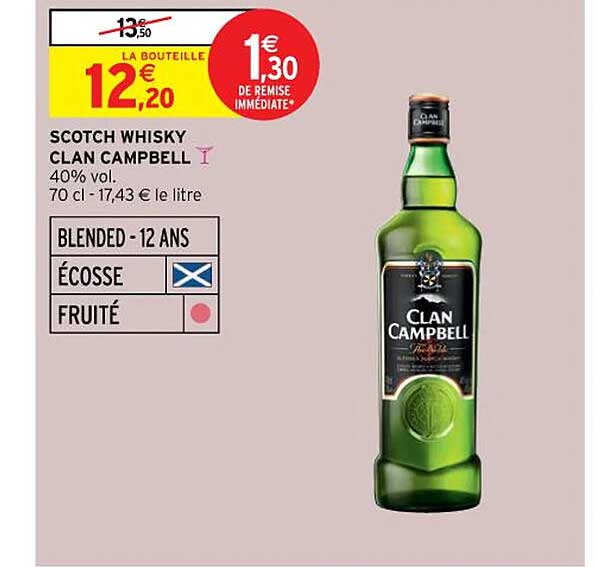 scotch whisky clan campbell