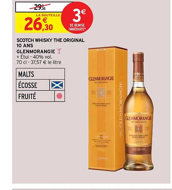 scotch whisky the original 10 ans glenmorangie