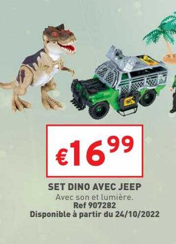 set dino avec jeep