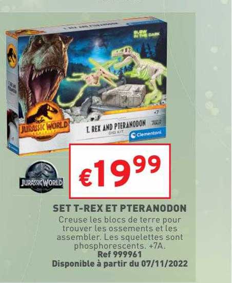 set t-rex et pteranodon