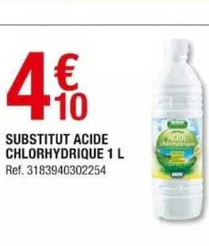 substitut acide chlorhydrique 1l