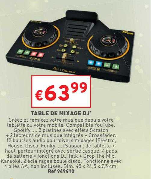 table de mixage dj