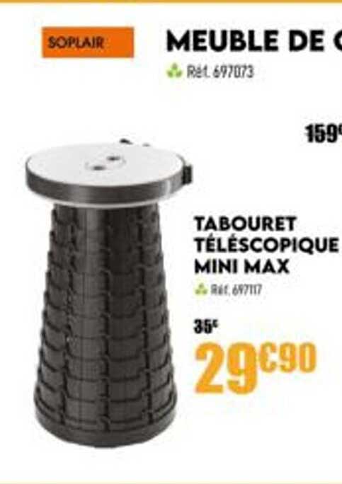 tabouret téléscopique mini max soplair