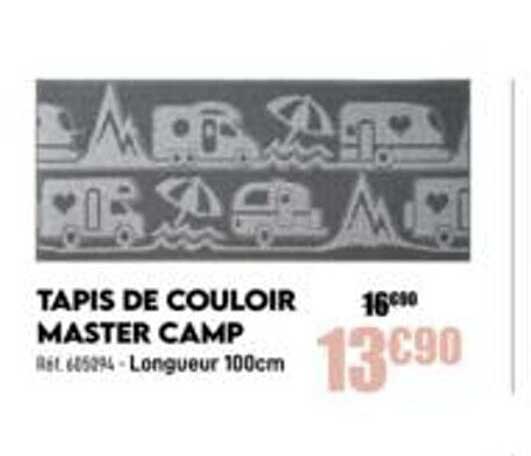 tapis de couloir master camp