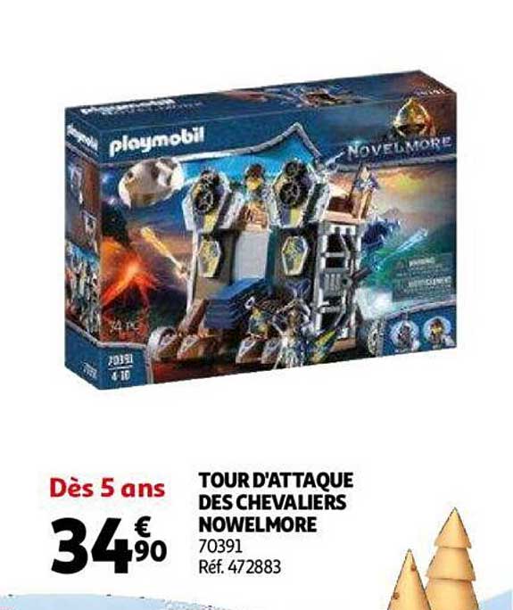 tour d'attaque des chevaliers nowelmore playmobil