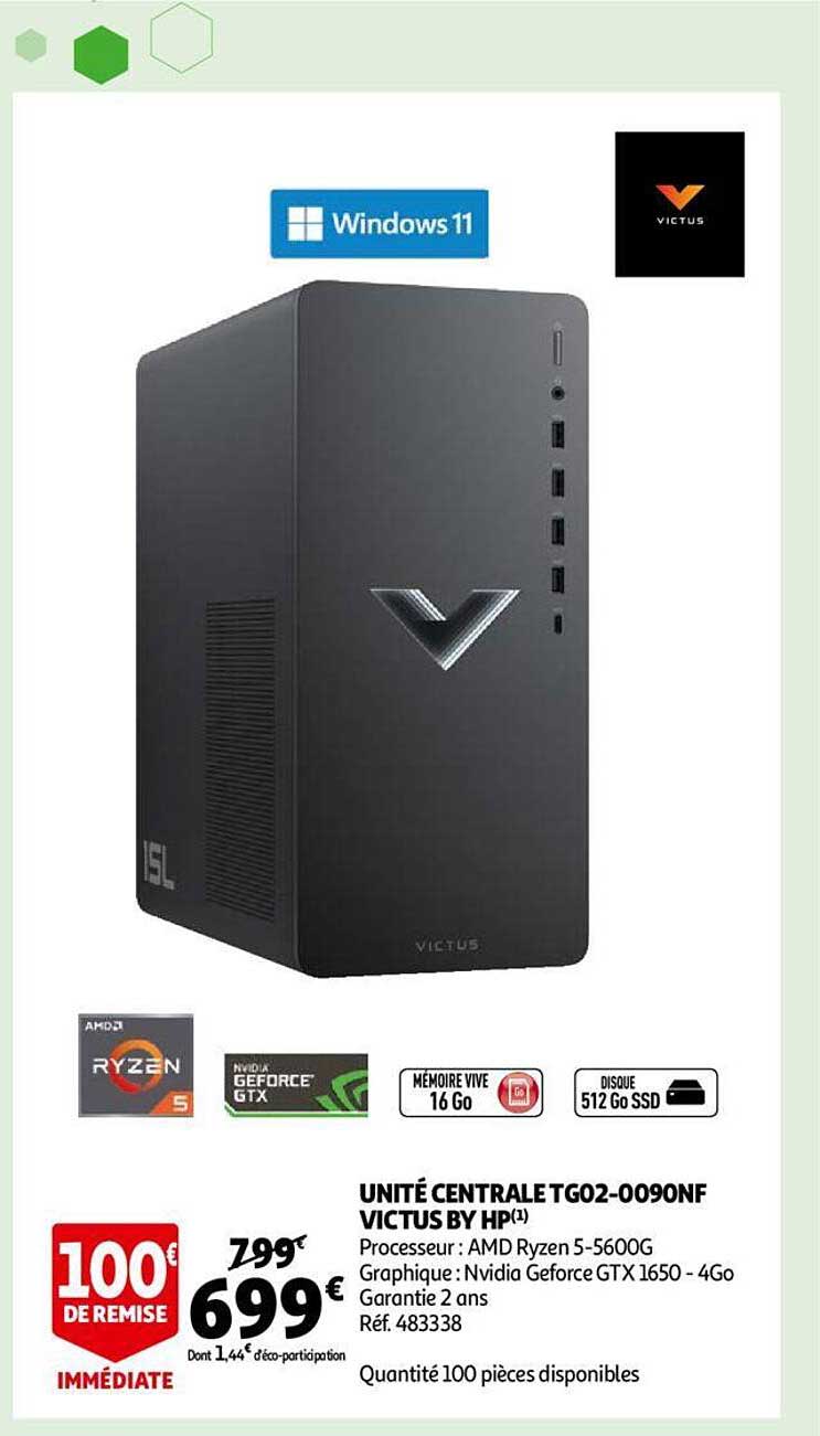 unité centrale tg02-0090nf victus by hp