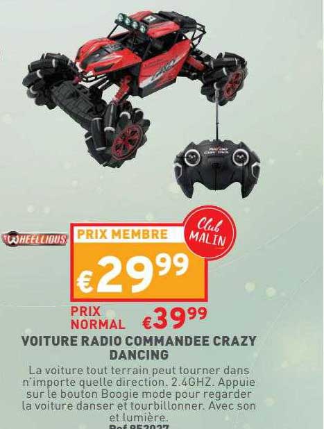 voiture radio commandée crazy dancing