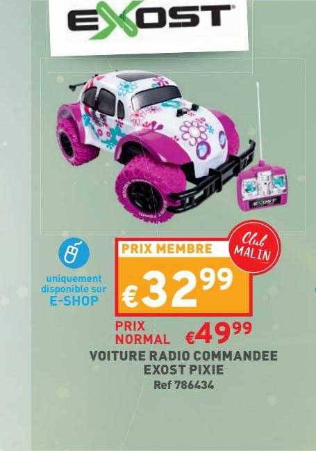 voiture radio commandée exost pixie