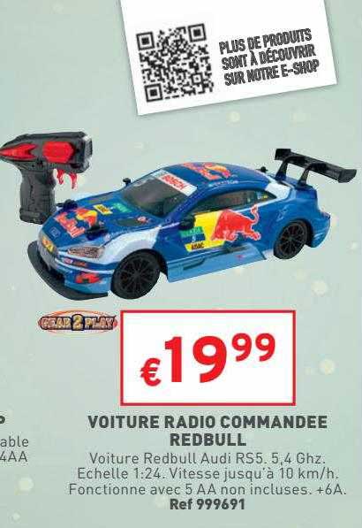 voiture radio commandée red bull