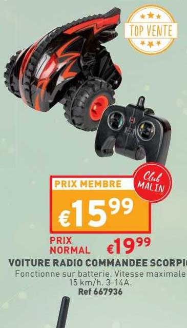 voiture radio commandée scorpio