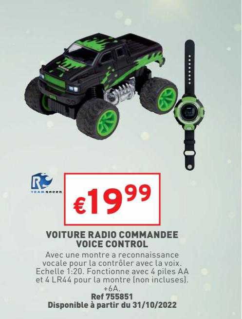 voiture radio commandée voice control
