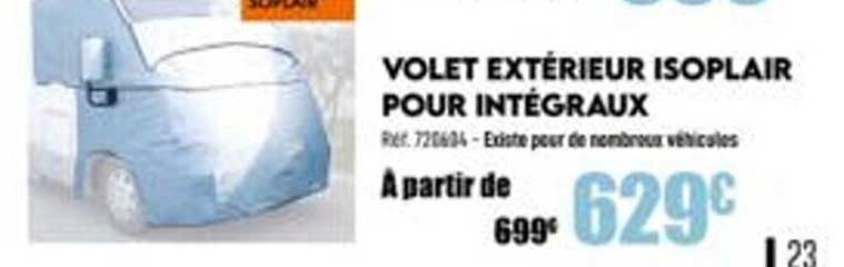 volet extérieur isoplair pour intégraux